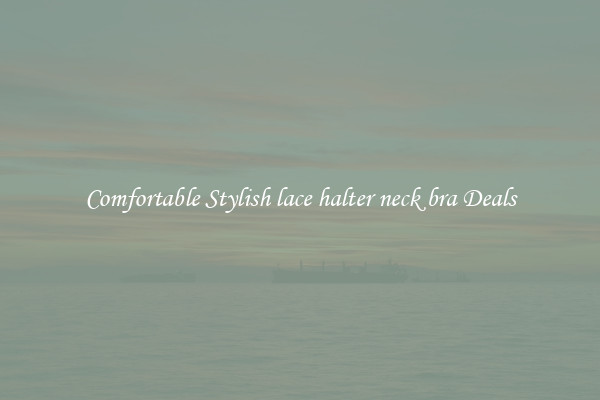 Comfortable Stylish lace halter neck bra Deals