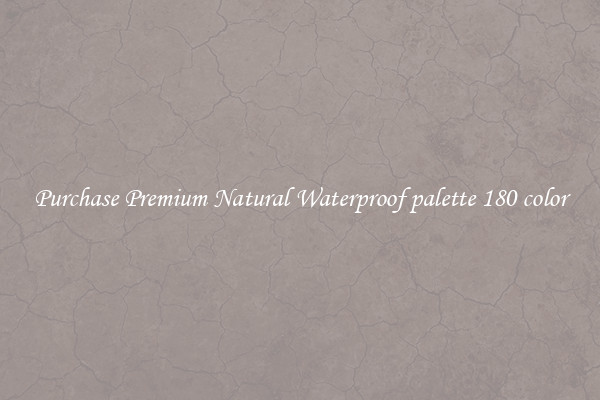 Purchase Premium Natural Waterproof palette 180 color