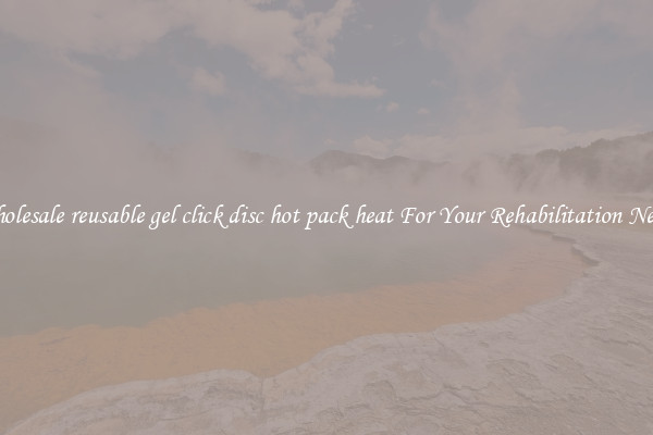 Wholesale reusable gel click disc hot pack heat For Your Rehabilitation Needs