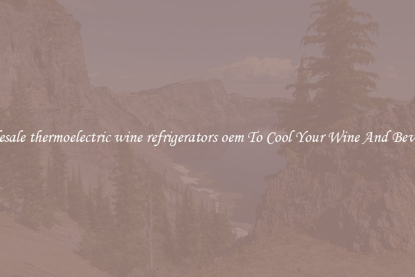 Wholesale thermoelectric wine refrigerators oem To Cool Your Wine And Beverages