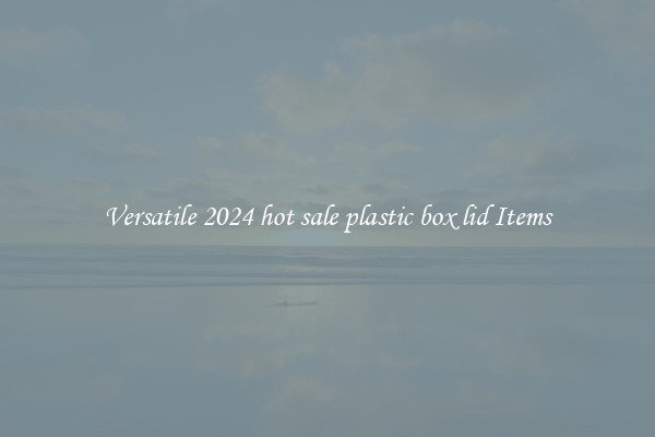 Versatile 2024 hot sale plastic box lid Items