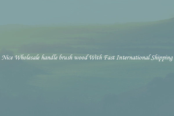 Nice Wholesale handle brush wood With Fast International Shipping
